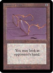 《ウルザの眼鏡/Glasses of Urza》[LEA] 茶U