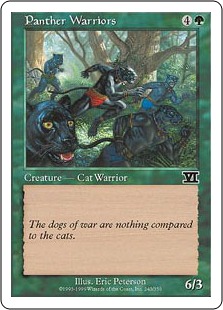 《豹の戦士/Panther Warriors》[6ED] 緑C