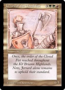 《Jerrard of the Closed Fist》[LEG] 金U