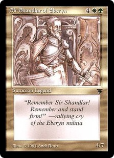 《Sir Shandlar of Eberyn》[LEG] 金U