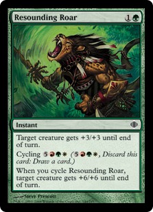 《圧倒する咆哮/Resounding Roar》[ALA] 緑C