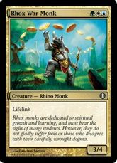 【Foil】《ロウクスの戦修道士/Rhox War Monk》[ALA] 金U