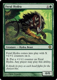《残忍なハイドラ/Feral Hydra》[ALA] 緑R