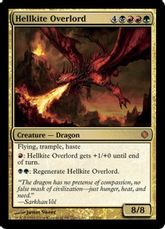 【Foil】《ヘルカイトの首領/Hellkite Overlord》[ALA] 金R