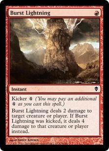 《噴出の稲妻/Burst Lightning》[ZEN] 赤C