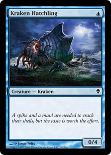 《クラーケンの幼子/Kraken Hatchling》[ZEN] 青C