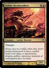 【Foil】《ゴブリンの死の略奪者/Goblin Deathraiders》[ALA] 金C