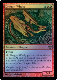 【Foil】《チビ・ドラゴン/Dragon Whelp》[FtV:Dragons] 赤R