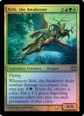 【Foil】《煽動するものリース/Rith, the Awakener》[FtV:Dragons] 金R