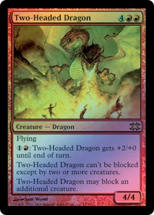 【Foil】《双頭のドラゴン/Two-Headed Dragon》[FtV:Dragons] 赤R