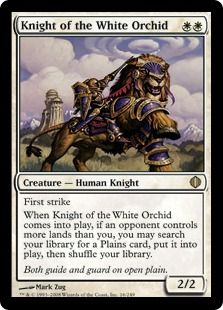 《白蘭の騎士/Knight of the White Orchid》[ALA] 白R