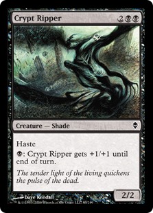 《墓所の切り裂き魔/Crypt Ripper》[ZEN] 黒C