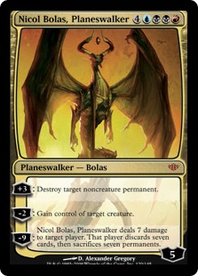 プレインズウォーカー、ニコル・ボーラス/Nicol Bolas, Planeswalker 