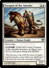 【Foil】《アミーシャの模範/Paragon of the Amesha》[CON] 白U