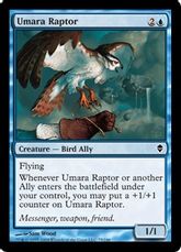 《ウマーラの猛禽/Umara Raptor》[ZEN] 青C