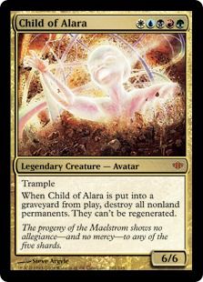 【Foil】《アラーラの子/Child of Alara》[CON] 金R