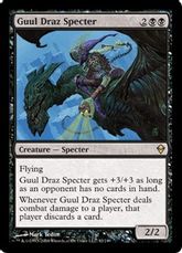 【Foil】《グール・ドラズの死霊/Guul Draz Specter》[ZEN] 黒R