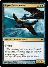 【Foil】《エスパーの鵜/Esper Cormorants》[CON] 金C