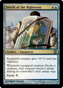 【Foil】《正義の盾/Shield of the Righteous》[ARB] 金U