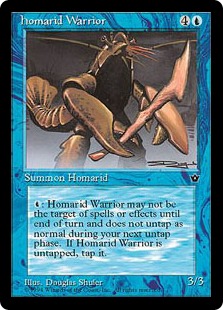 《ホマリッドの戦士/Homarid Warrior》(Illust.Douglas Shuler)[FEM] 青C