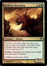 【Foil】《ヘルカイトの雛/Hellkite Hatchling》[CON] 金U