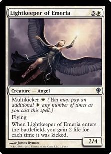 《エメリアの光守り/Lightkeeper of Emeria》[WWK] 白U