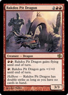 《ラクドスの地獄ドラゴン/Rakdos Pit Dragon》[JvC] 赤R