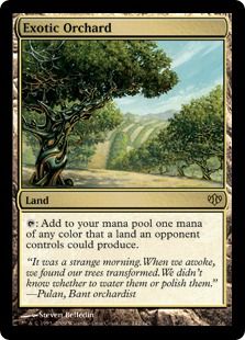 【Foil】《風変わりな果樹園/Exotic Orchard》[CON] 土地R