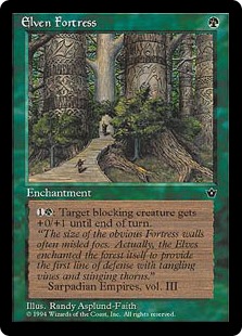 《Elven Fortress》(Ilust.Randy Asplund-Faith)[FEM] 緑C