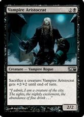 【Foil】《吸血鬼の貴族/Vampire Aristocrat》[M10] 黒C