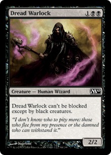 《戦慄の魔術使い/Dread Warlock》[M10] 黒C