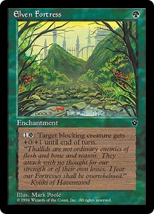 《Elven Fortress》(Illust.Mark Poole)[FEM] 緑C