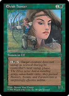 《Elvish Hunter》(Illust.Susan Van Camp)[FEM] 緑C