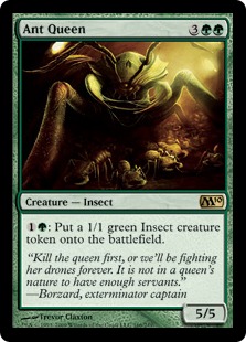 【Foil】《蟻の女王/Ant Queen》[M10] 緑R
