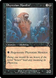 【Foil】《ファイレクシアの監視者/Phyrexian Monitor》[UDS] 黒C