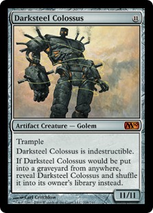《ダークスティールの巨像/Darksteel Colossus》[M10] 茶R