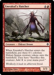 《エムラクールの孵化者/Emrakul's Hatcher》[ROE] 赤C