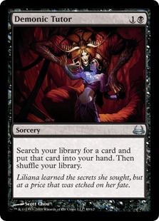 悪魔の教示者/Demonic Tutor》[DvD] 黒U | 日本最大級 MTG通販サイト 