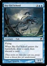 《空長魚の群れ/Sky-Eel School》[SOM] 青C