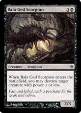 【Foil】《バーラ・ゲドの蠍/Bala Ged Scorpion》[ROE] 黒C