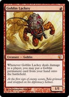 【Foil】《ゴブリンの従僕/Goblin Lackey》[FtV:Exiled] 赤R