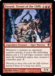 《崖の暴君、カズール/Kazuul, Tyrant of the Cliffs》[WWK] 赤R