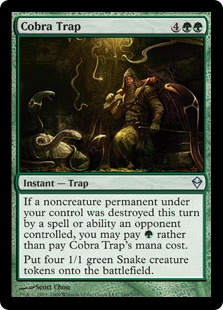 《コブラの罠/Cobra Trap》[ZEN] 緑U