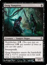 【Foil】《泥地の吸血鬼/Quag Vampires》[WWK] 黒C