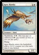 【Foil】《天頂の鷹/Apex Hawks》[WWK] 白C