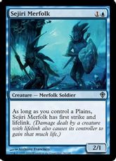 【Foil】《セジーリのマーフォーク/Sejiri Merfolk》[WWK] 青U