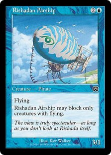 【Foil】《リシャーダの飛行船/Rishadan Airship》[MMQ] 青C