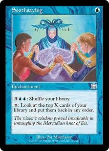 Foil】《占い/Soothsaying》[MMQ] 青U | 日本最大級 MTG通販サイト 