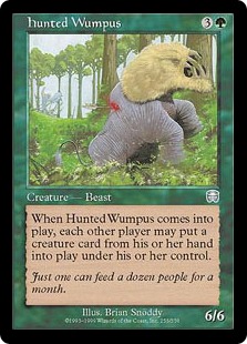 【Foil】《狩り立てられたウンパス/Hunted Wumpus》[MMQ] 緑U