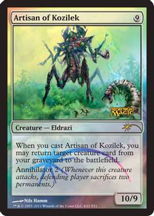 【Foil】《コジレックの職工/Artisan of Kozilek》(FNM)[流星マーク] 無